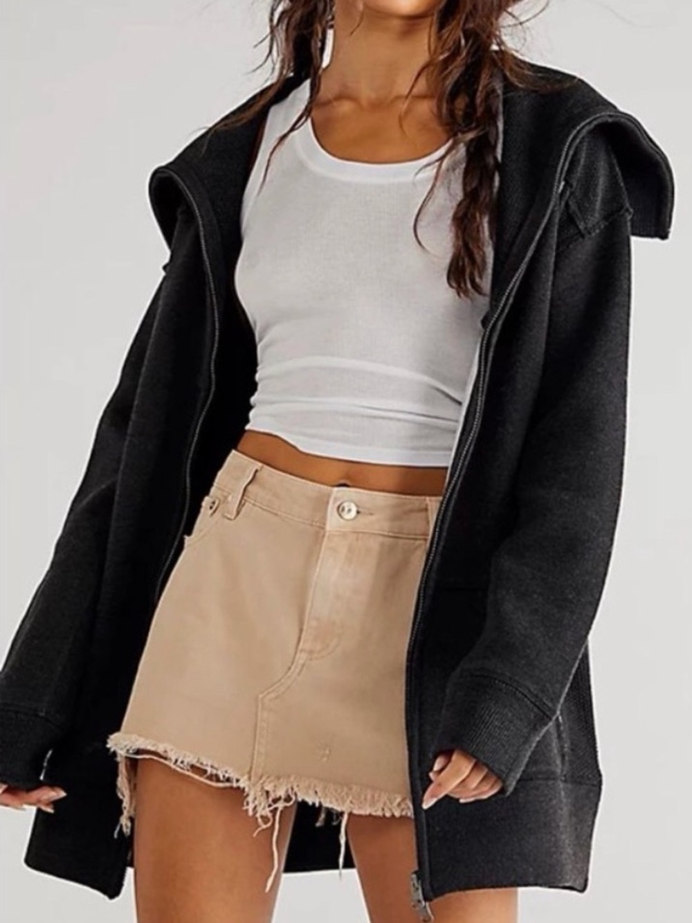 NWOT Free People Double Check Cardigan